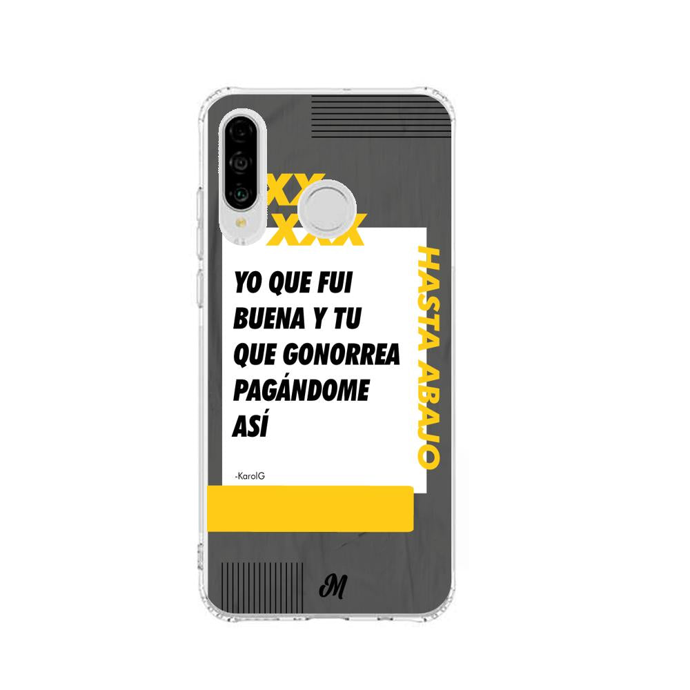 Case para Huawei P30 lite Yo que fui buena negro - Mandala Cases