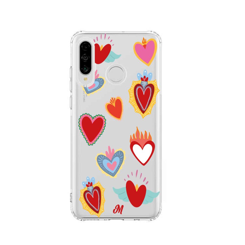 Case para Huawei P30 lite Corazón de Guadalupe - Mandala Cases