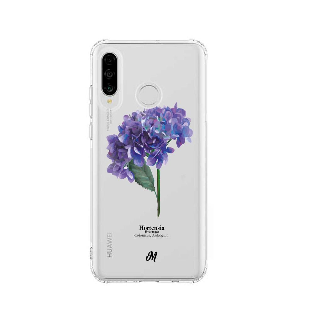 Case para Huawei P30 lite Hortensia lila - Mandala Cases