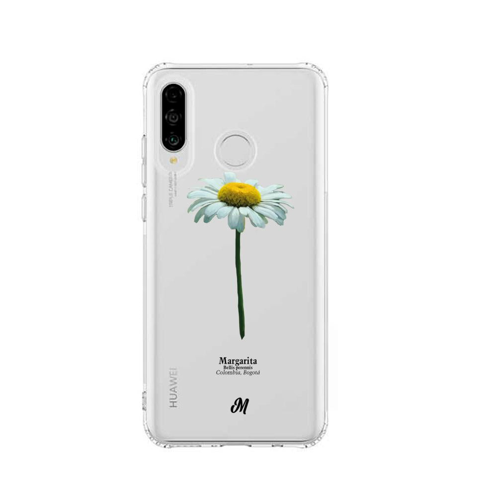 Case para Huawei P30 lite Margarita solitaria - Mandala Cases