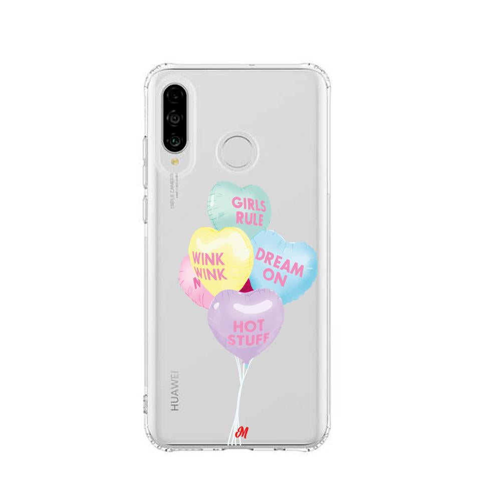 Case para Huawei P30 lite Lovely Balloons - Mandala Cases