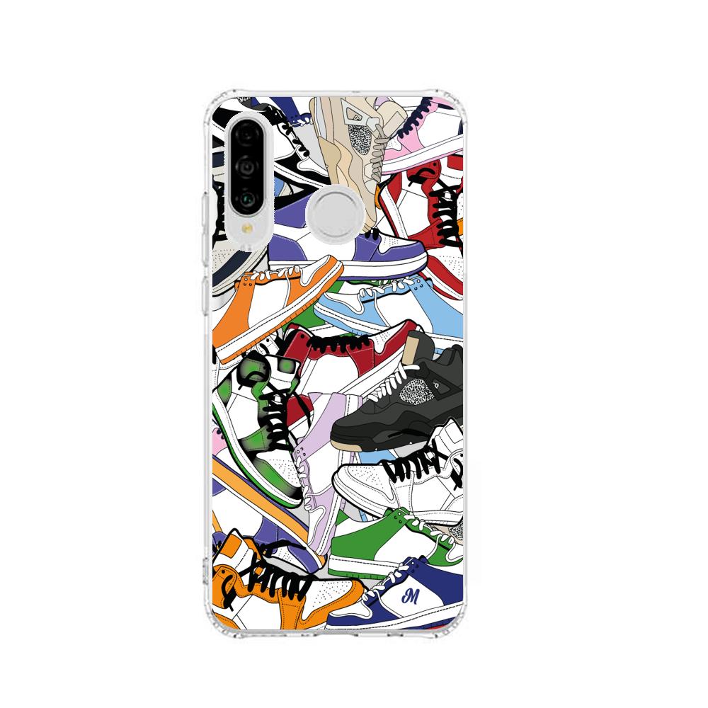 Case para Huawei P30 lite Sneakers pattern - Mandala Cases