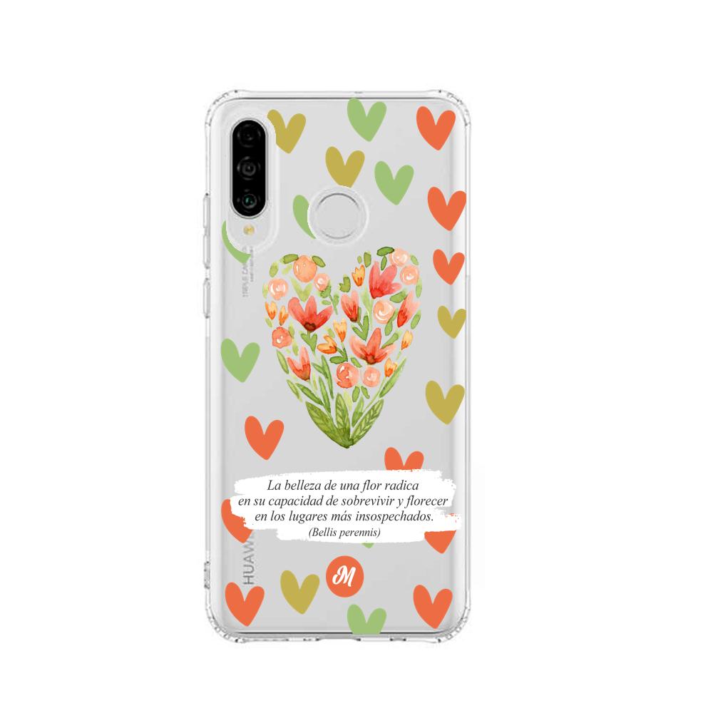Cases para Huawei P30 lite Flores de colores - Mandala Cases