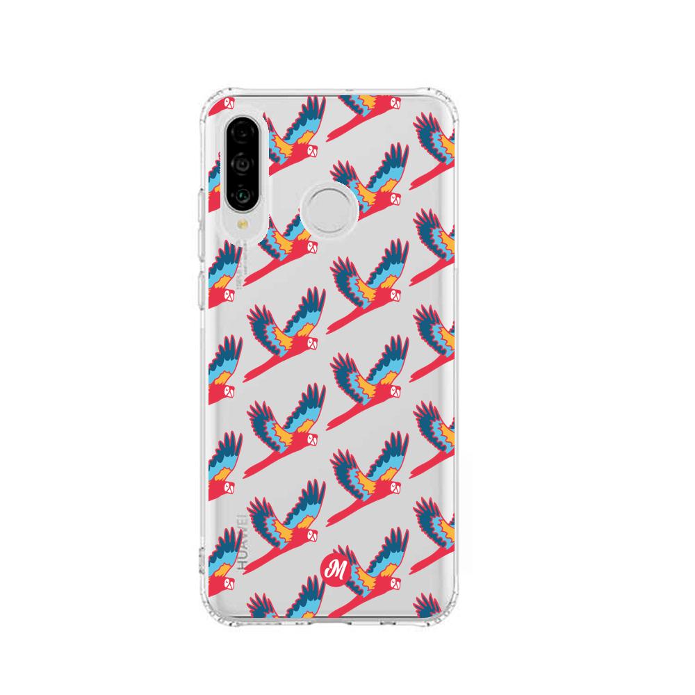 Cases para Huawei P30 lite Guacamayo escarlata - Mandala Cases