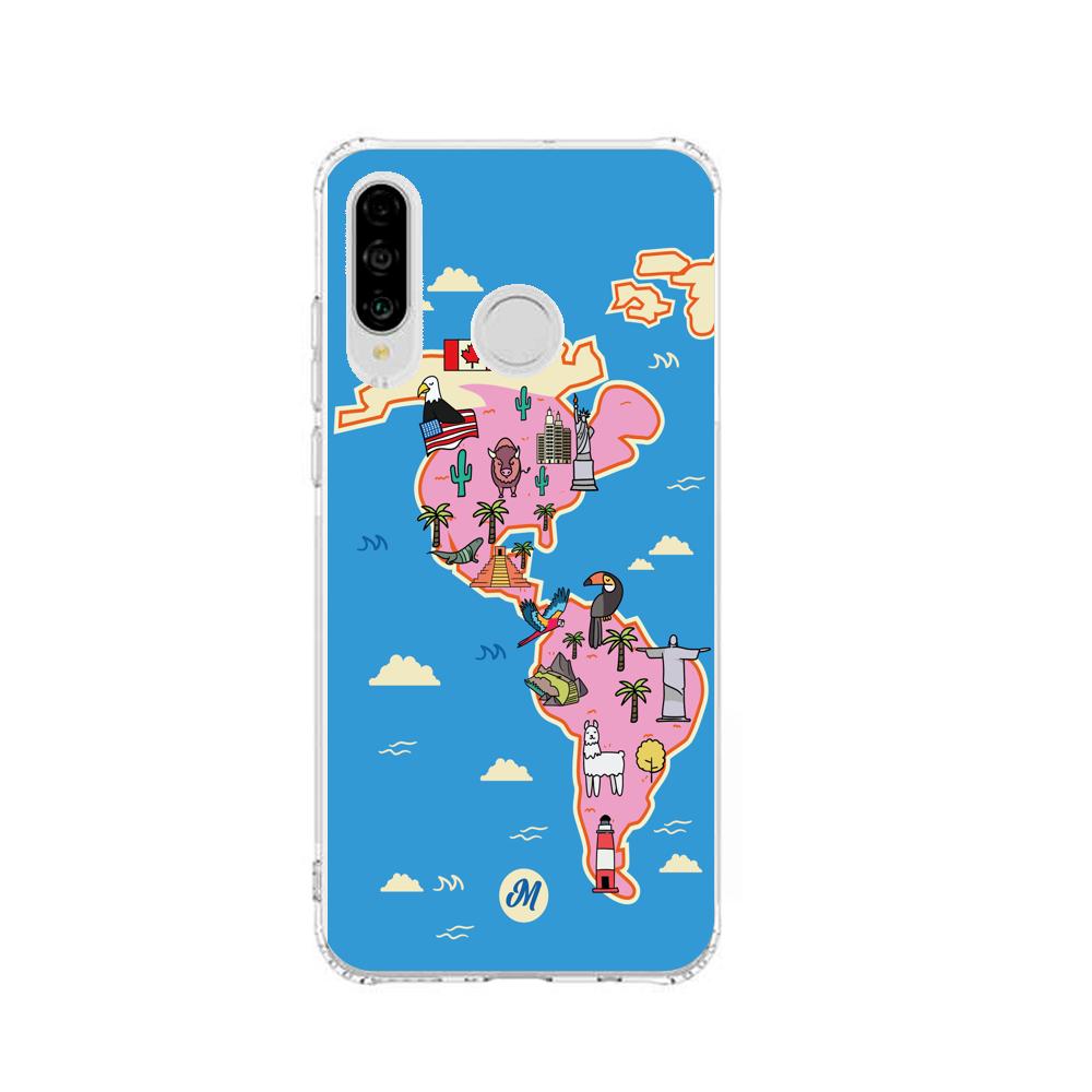 Cases para Huawei P30 lite America on the Road - Mandala Cases