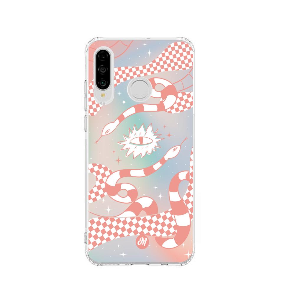 Cases para Huawei P30 lite Ojo de serpiente - Mandala Cases