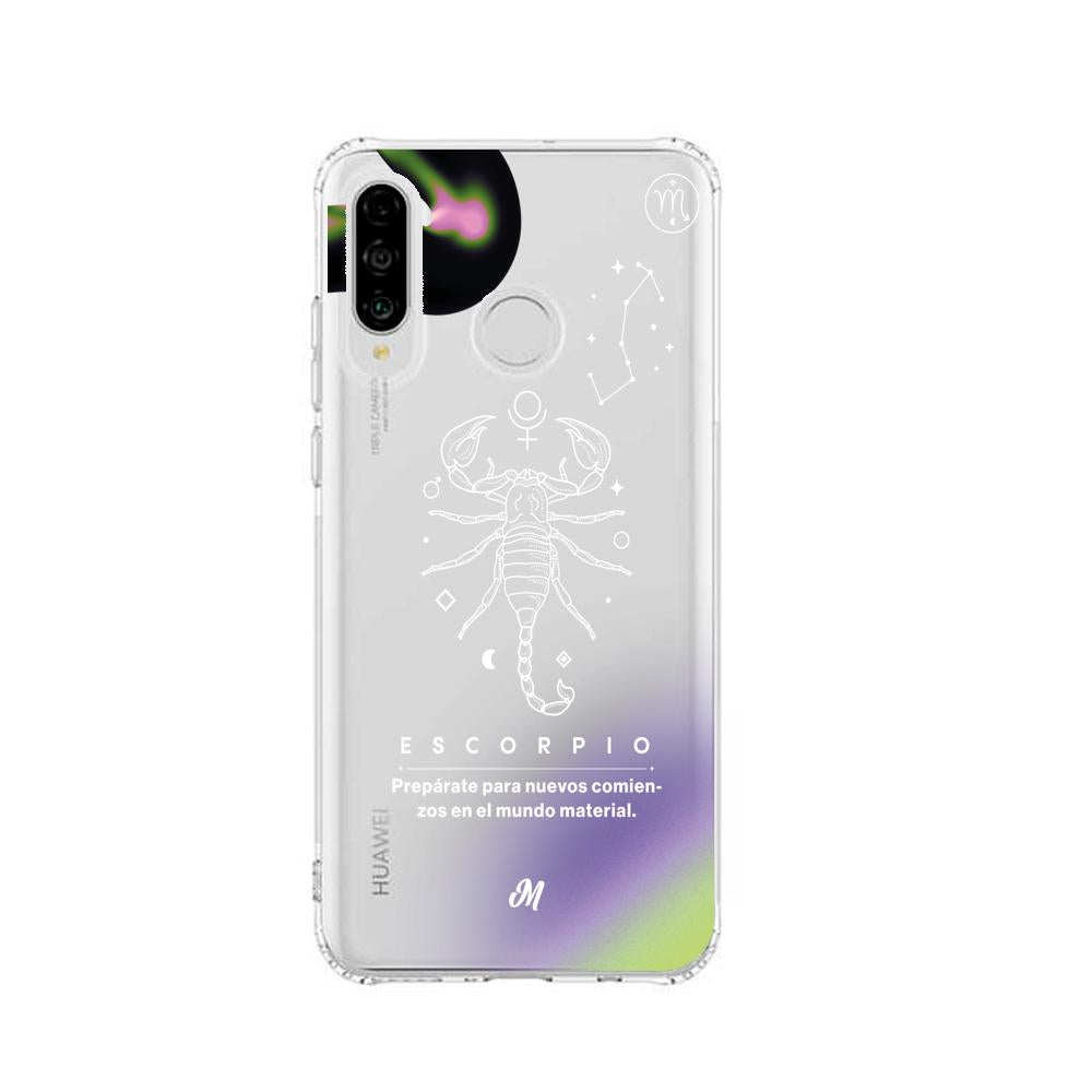 Cases para Huawei P30 lite ESCORPIO 24 TRANSPARENTE - Mandala Cases