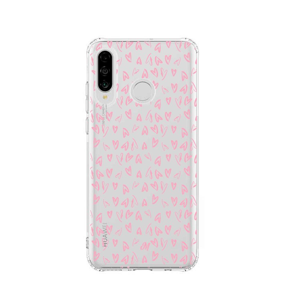 Cases para Huawei P30 lite Corazónes Coquette - Mandala Cases