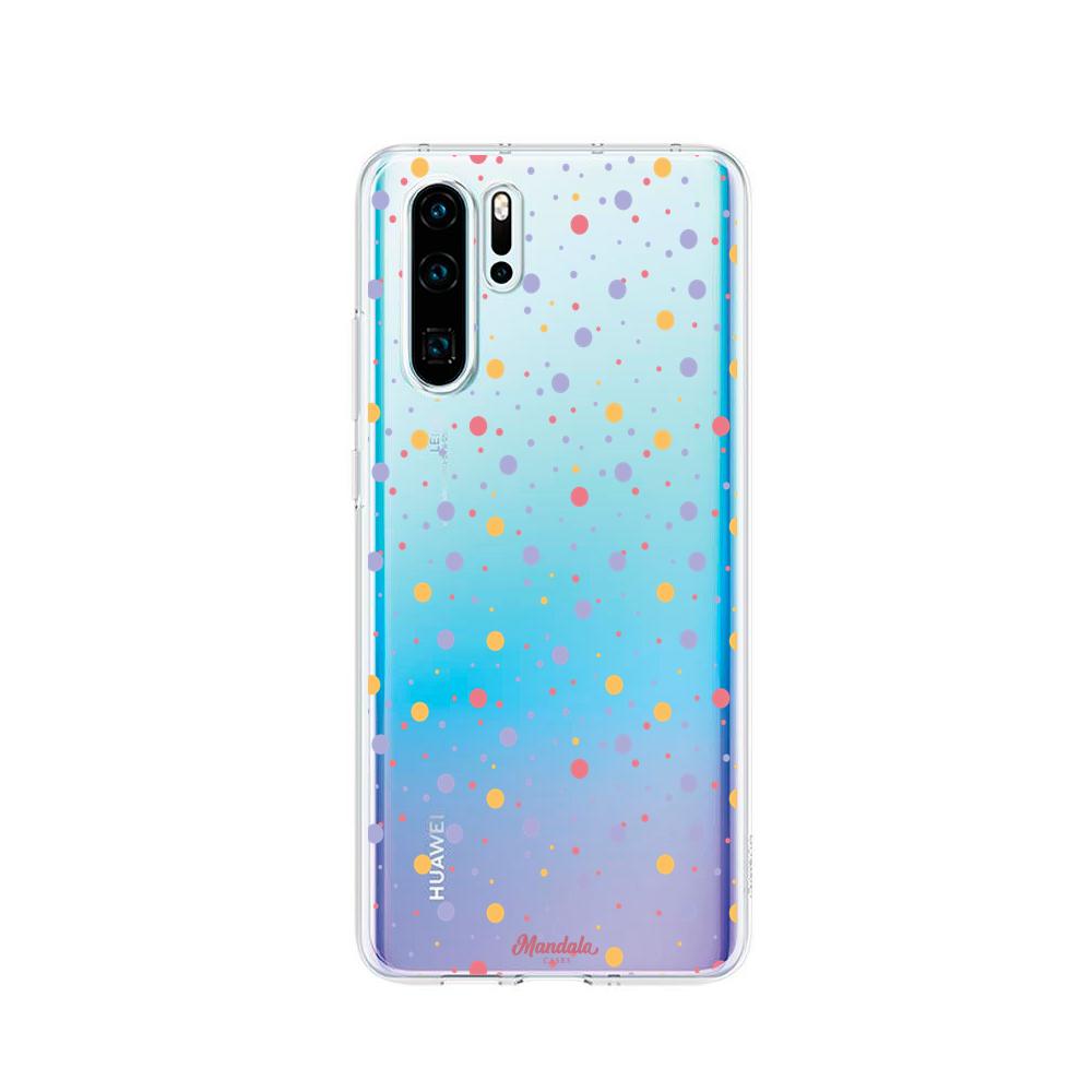 Case para Huawei P30 pro puntos de coloridos-  - Mandala Cases