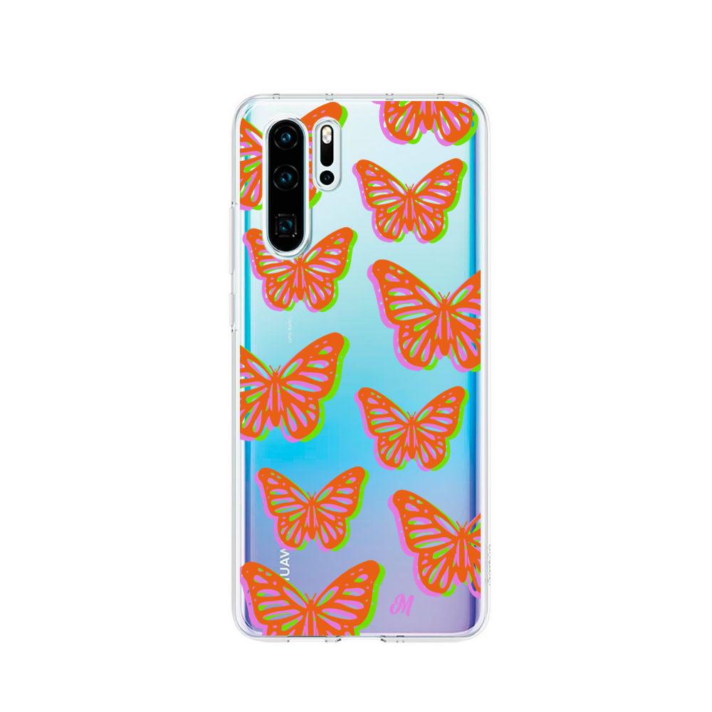 Case para Huawei P30 pro Mariposas rojas aesthetic - Mandala Cases