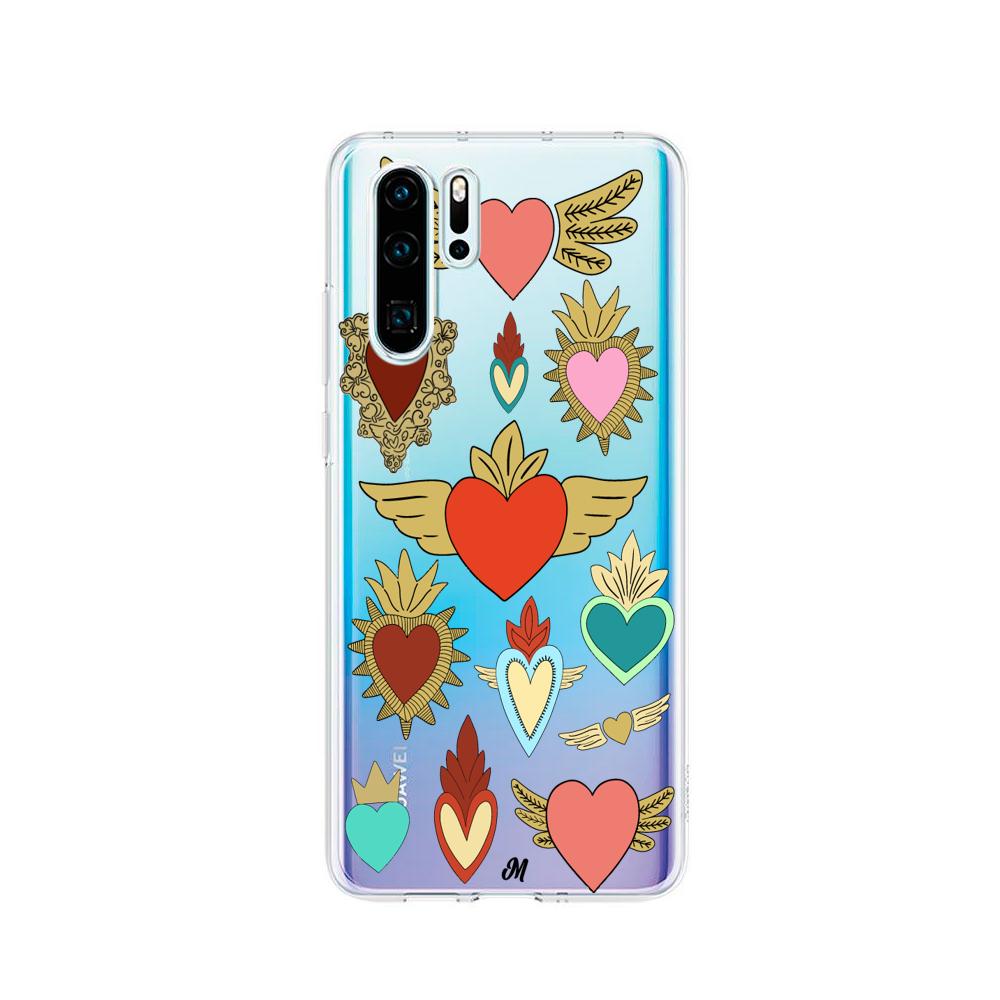 Case para Huawei P30 pro corazon angel - Mandala Cases