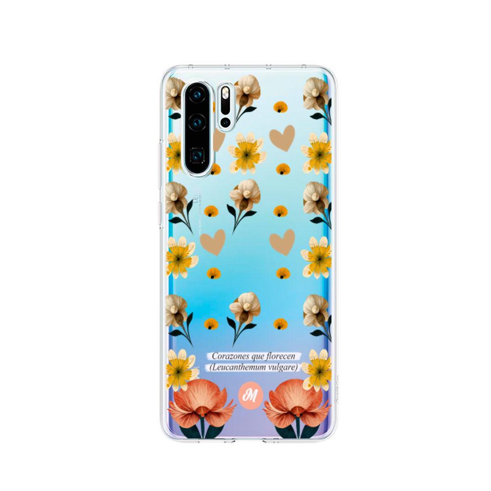 Cases para Huawei P30 pro Corazones que florecen - Mandala Cases