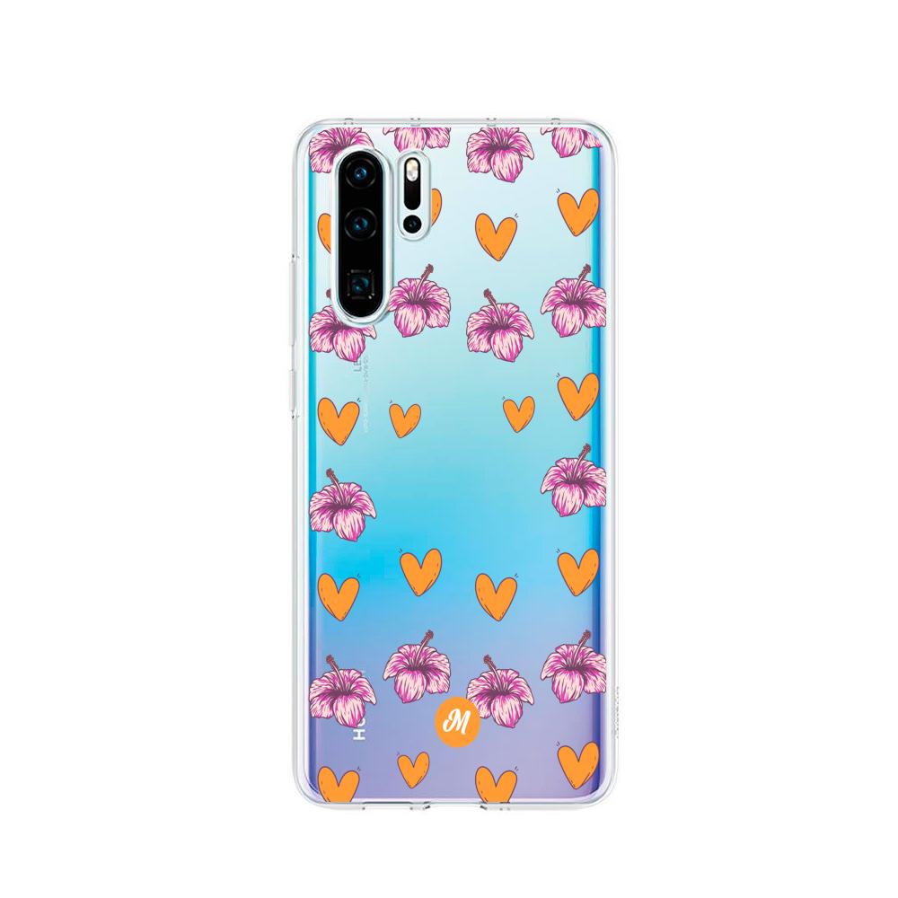Cases para Huawei P30 pro Amor naranja - Mandala Cases