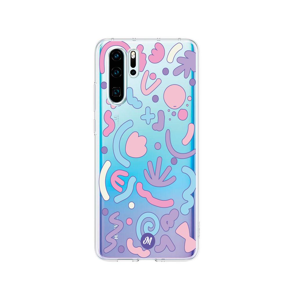 Cases para Huawei P30 pro Colorful Spots Remake - Mandala Cases