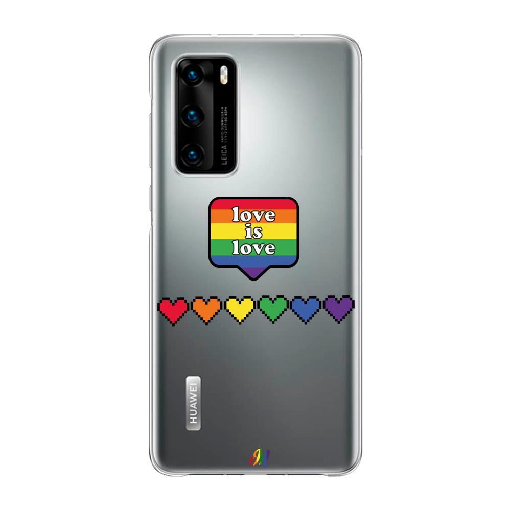 Case para Huawei P40 Amor es Amor - Mandala Cases