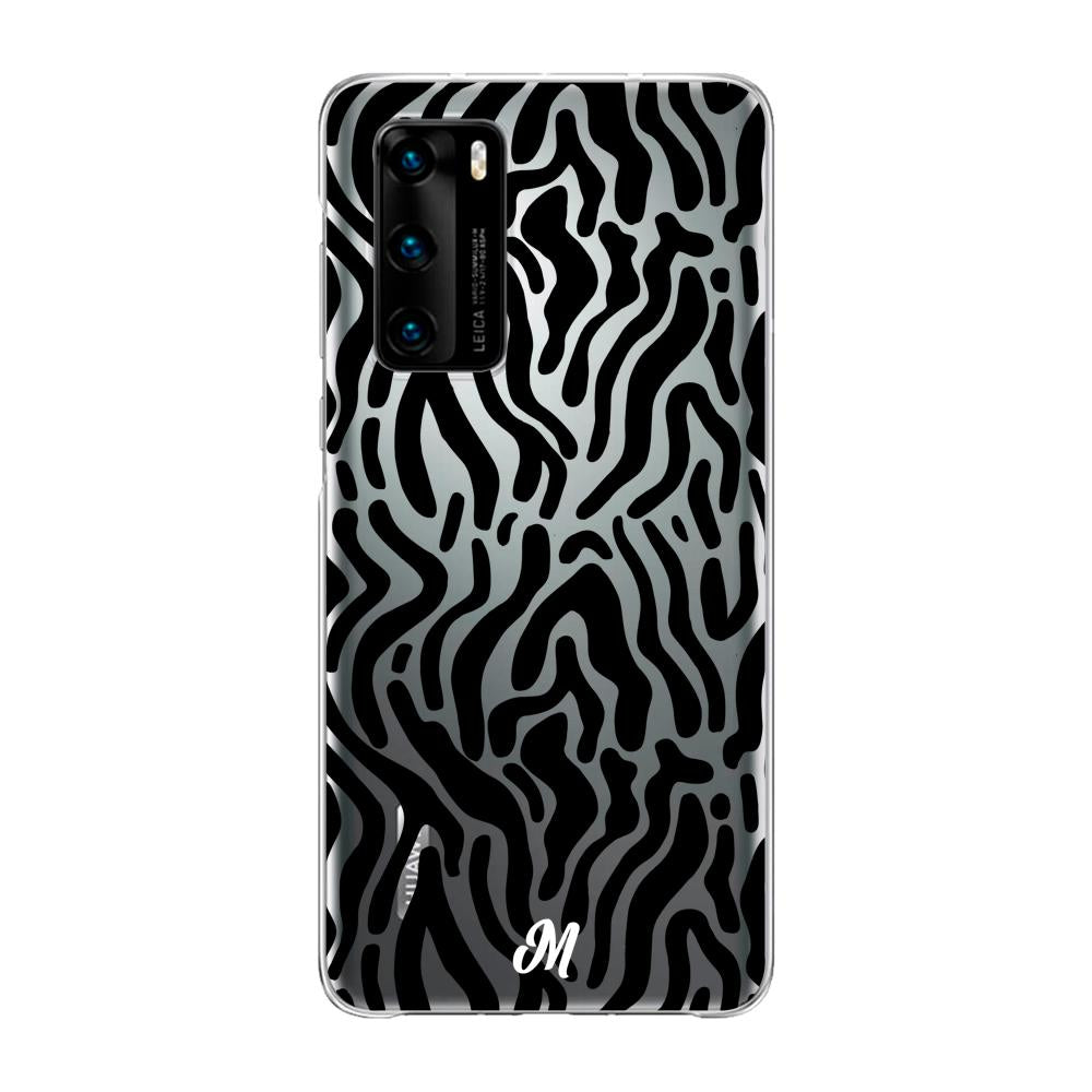 Case para Huawei P40 Líneas Oscuras - Mandala Cases