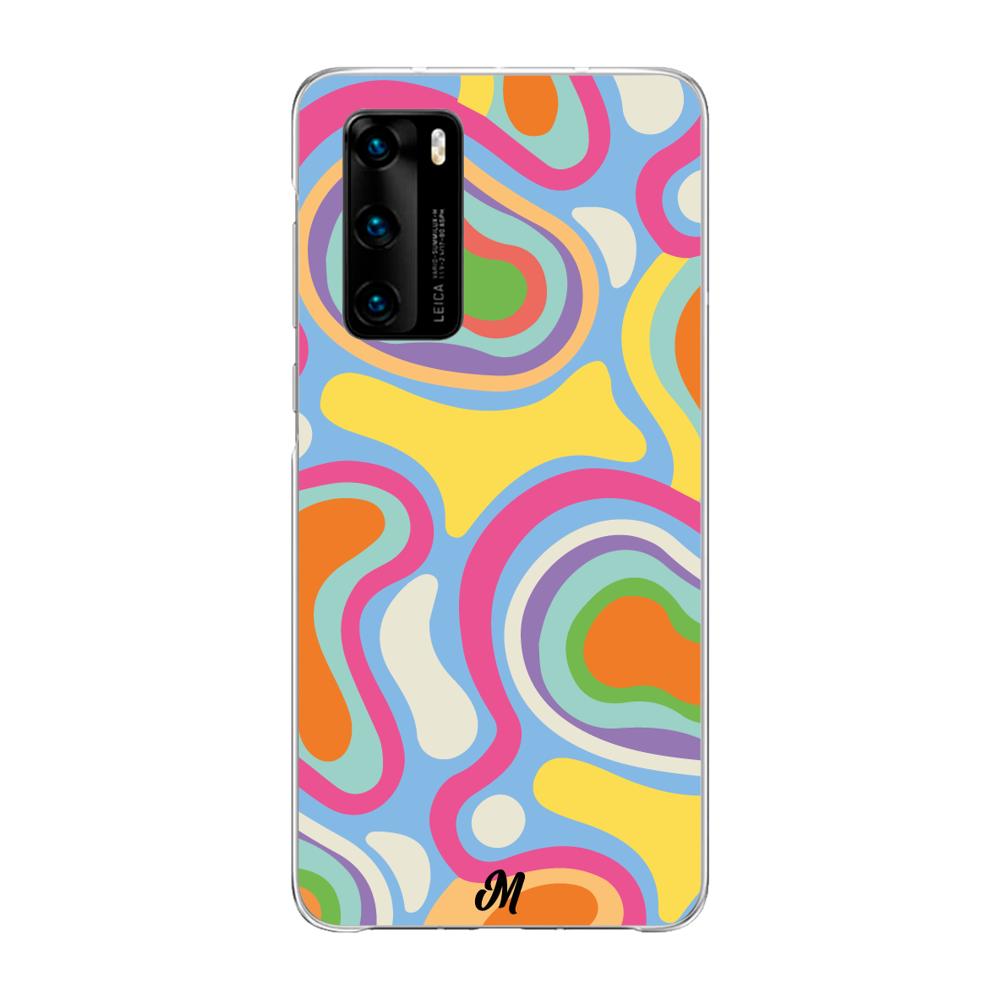 Case para Huawei P40 Pintura Retro  - Mandala Cases