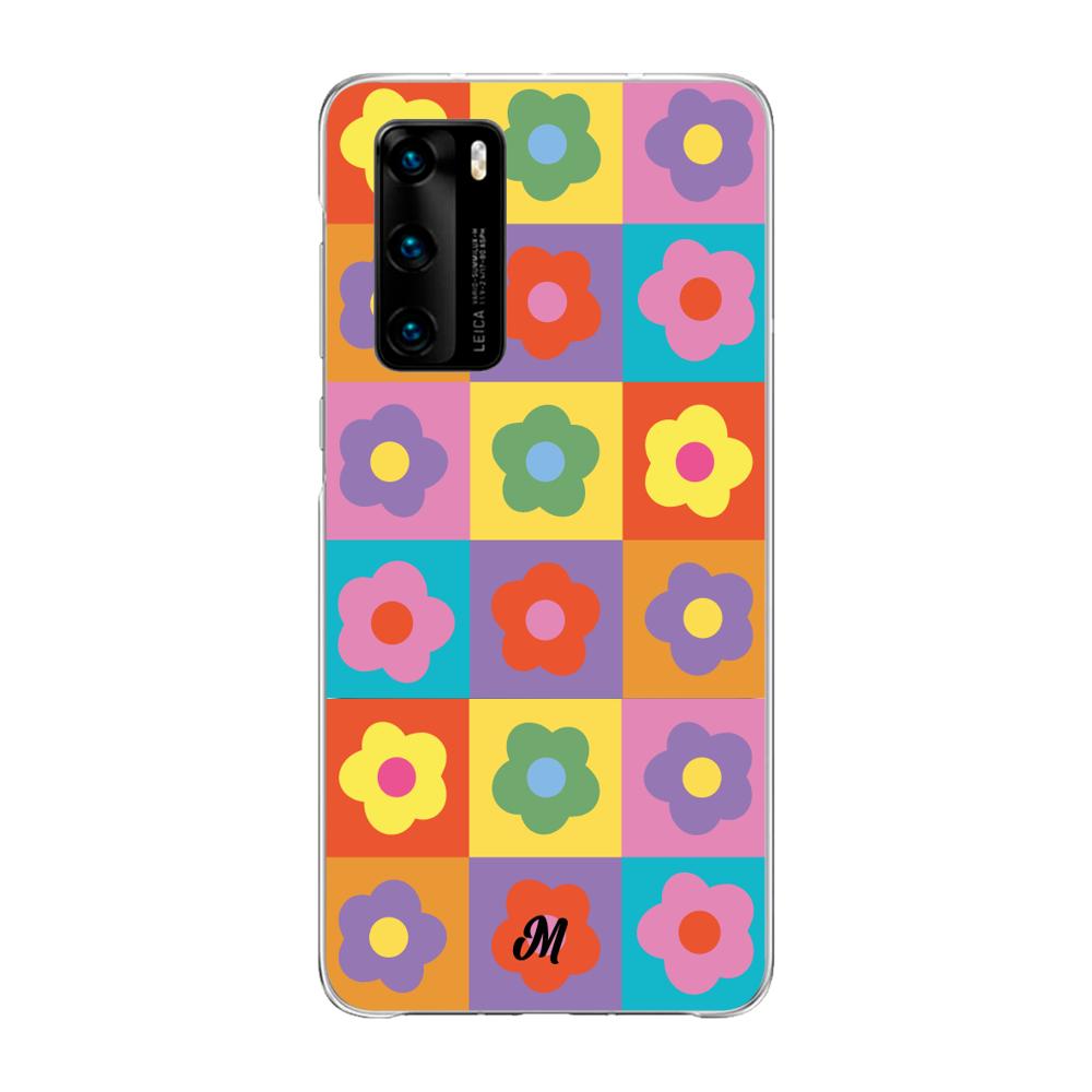 Case para Huawei P40 Colors and Flowers - Mandala Cases