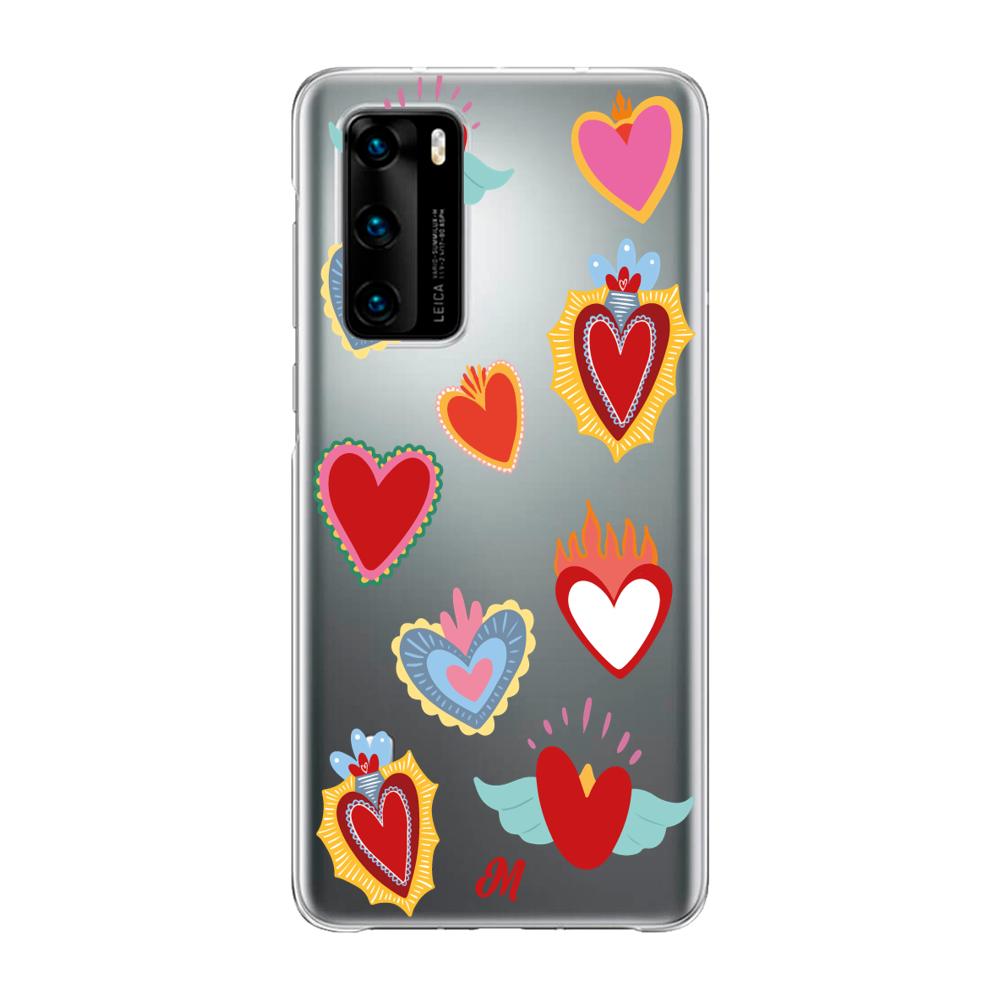 Case para Huawei P40 Corazón de Guadalupe - Mandala Cases