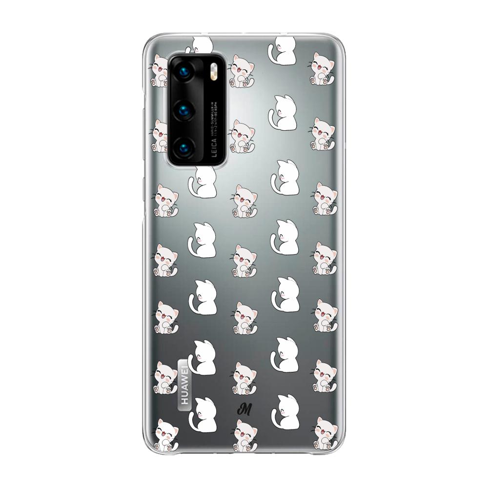 Case para Huawei P40 Little Cats - Mandala Cases