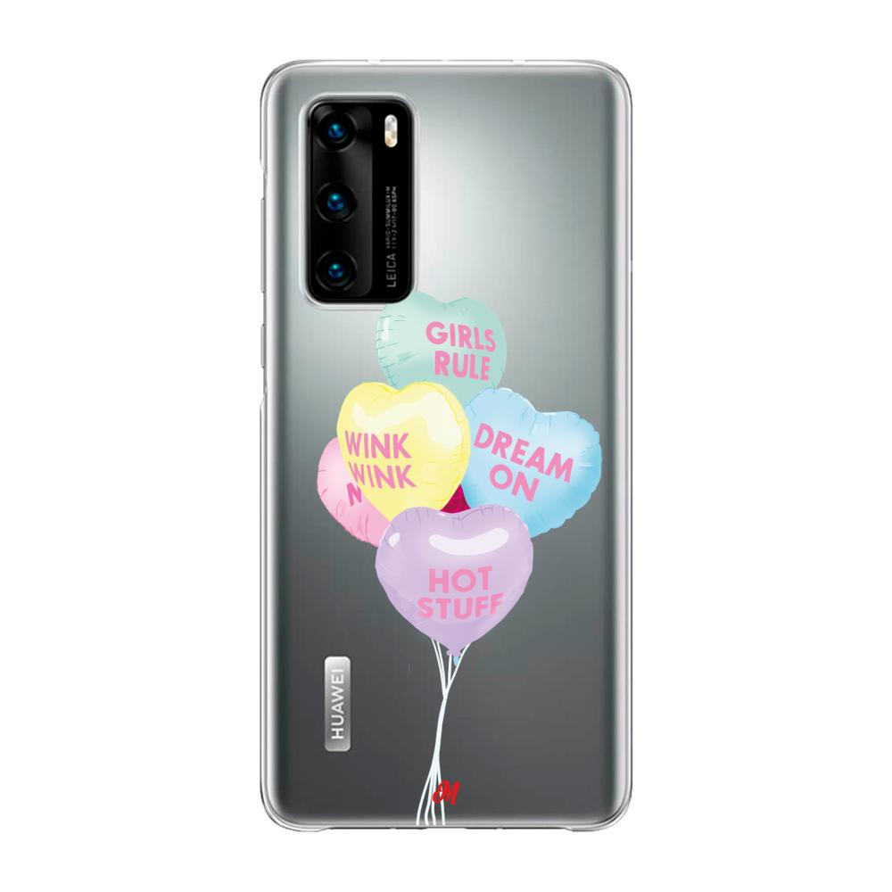 Case para Huawei P40 Lovely Balloons - Mandala Cases