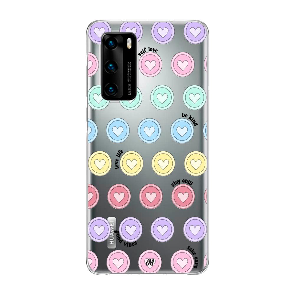 Case para Huawei P40 Sellos de amor - Mandala Cases