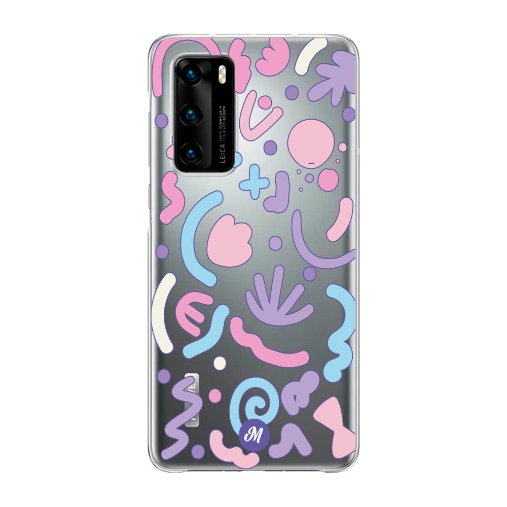 Cases para Huawei P40 Colorful Spots Remake - Mandala Cases