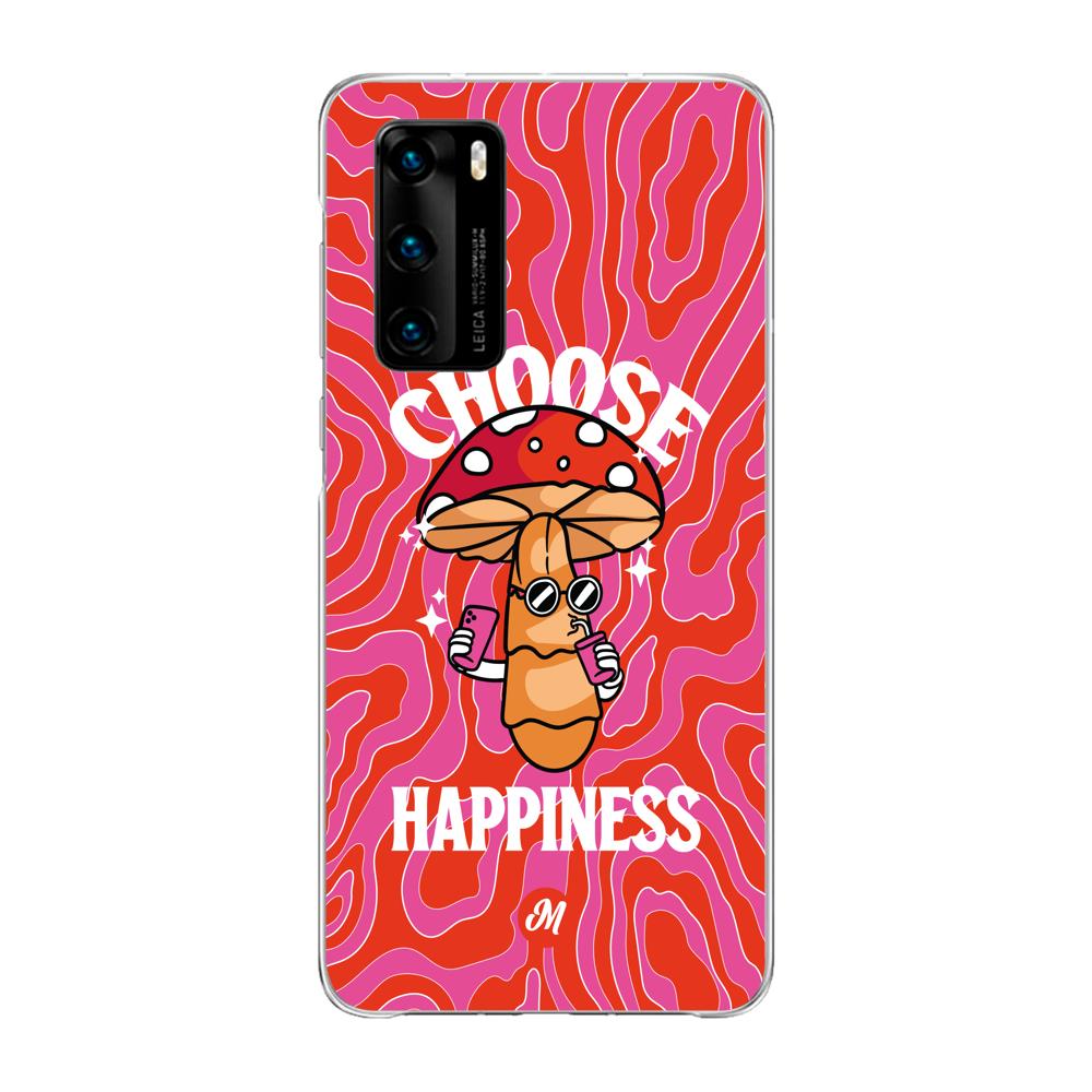 Cases para Huawei P40 Choose happiness - Mandala Cases