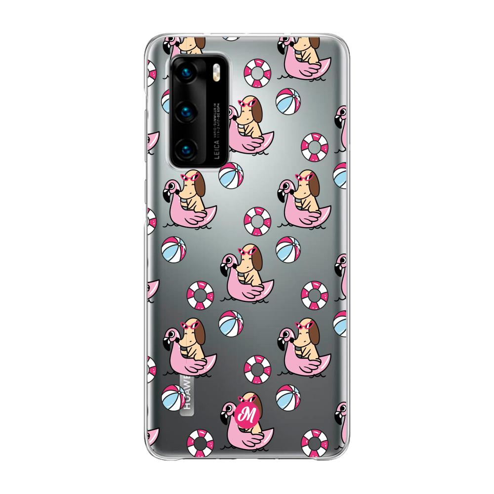 Cases para Huawei P40 Perrito parchado - Mandala Cases