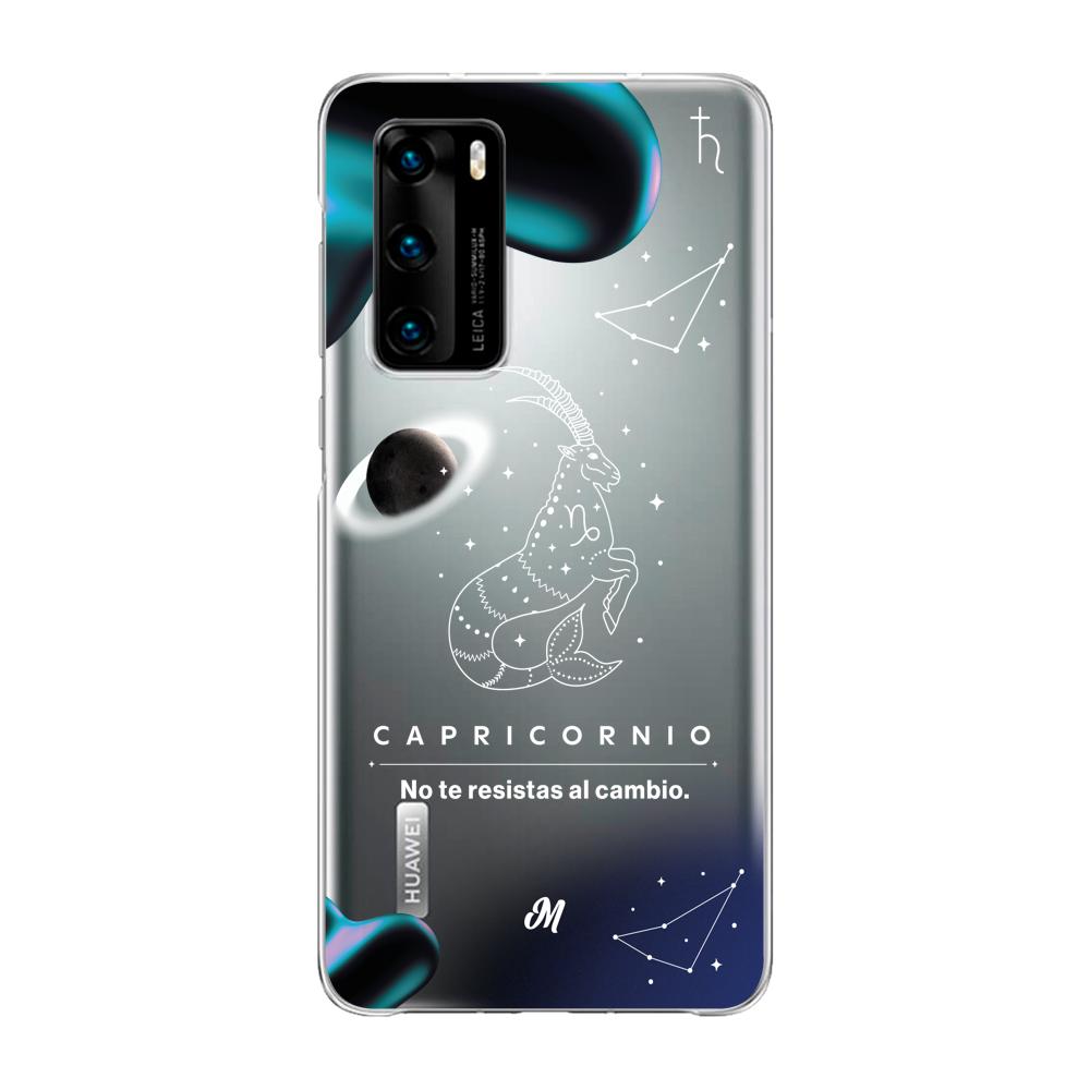 Cases para Huawei P40 CAPRICORNIO 24 TRANSPARENTE - Mandala Cases