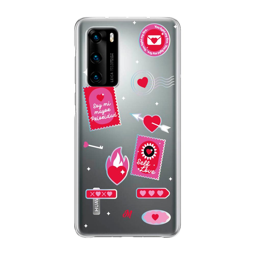 Cases para Huawei P40 Amor Interior - Mandala Cases