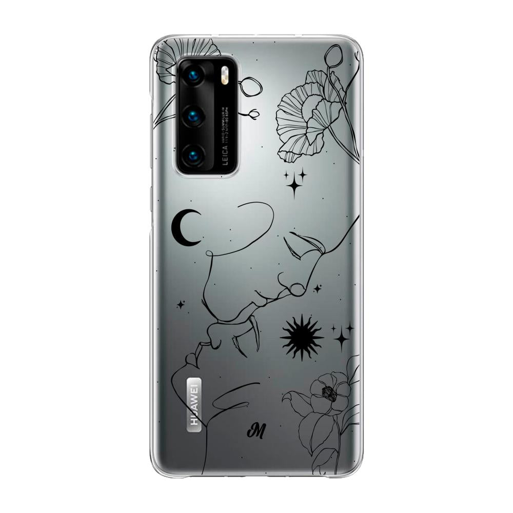 Cases para Huawei P40 Love Line Black - Mandala Cases