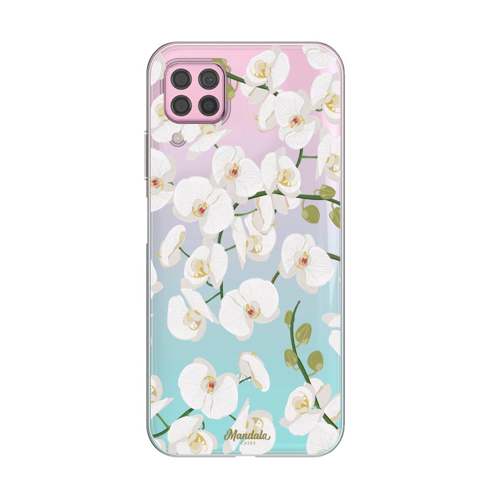 Case para Huawei P40 lite Funda Orquídeas  - Mandala Cases