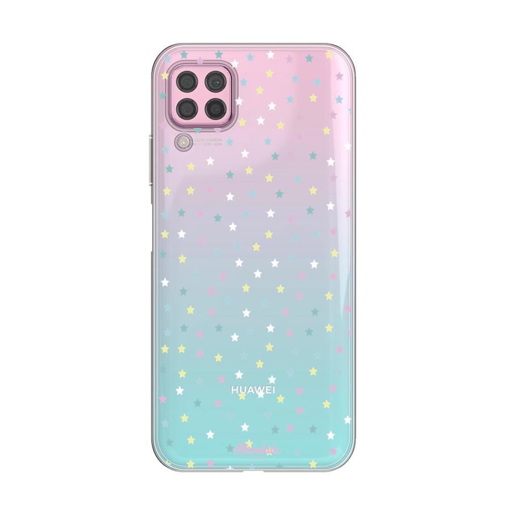 Case para Huawei P40 lite Funda Estrellas Blancas  - Mandala Cases