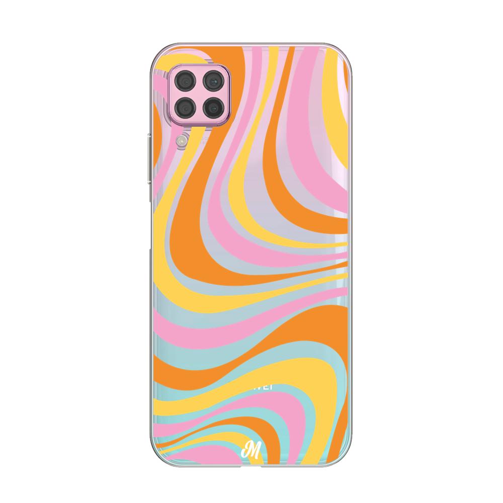 Case para Huawei P40 lite Groovy Amarillo - Mandala Cases