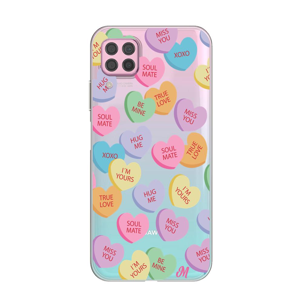 Case para Huawei P40 lite Corazones de caramelo - Mandala Cases