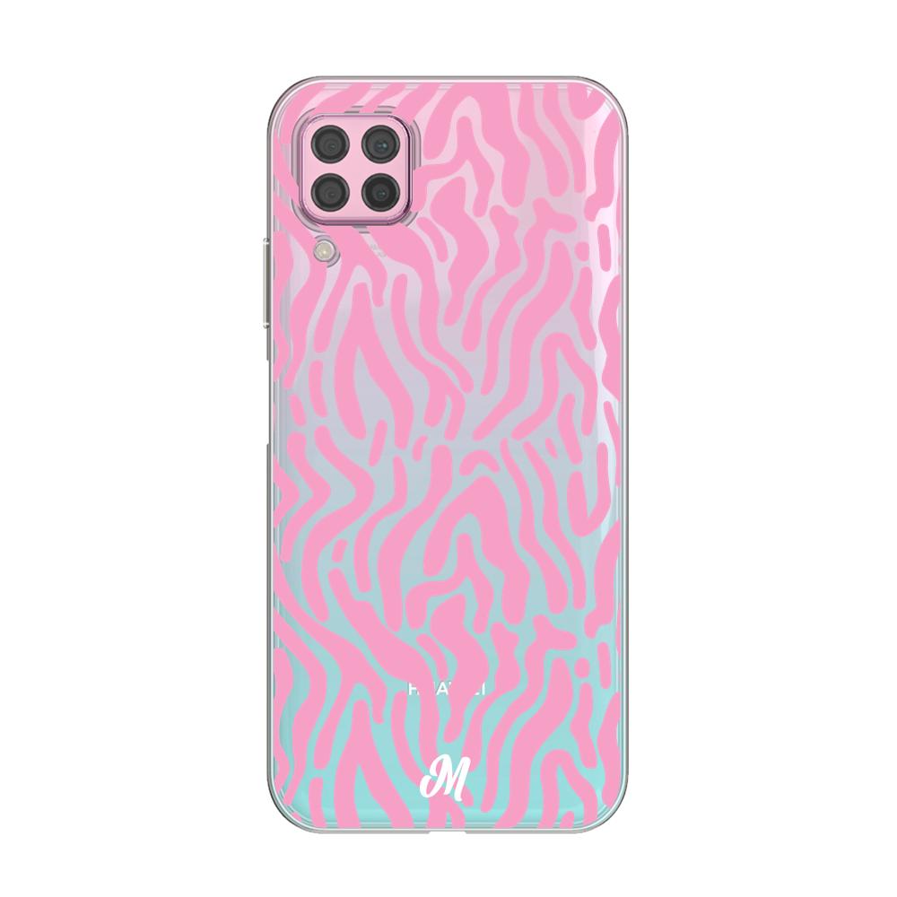 Case para Huawei P40 lite Líneas Rosadas - Mandala Cases