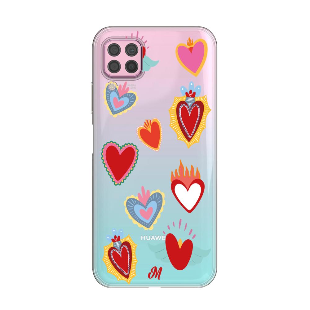 Case para Huawei P40 lite Corazón de Guadalupe - Mandala Cases