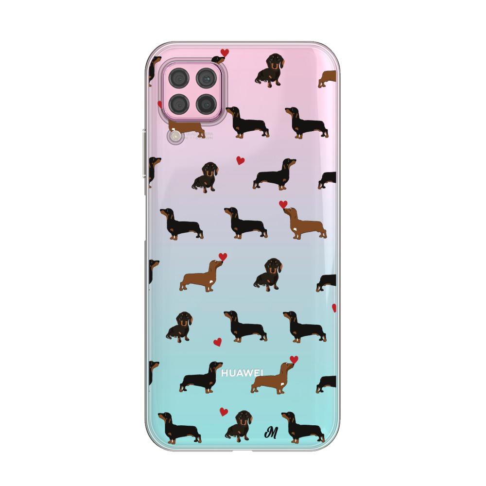 Case para Huawei P40 lite Perritos salchicha - Mandala Cases