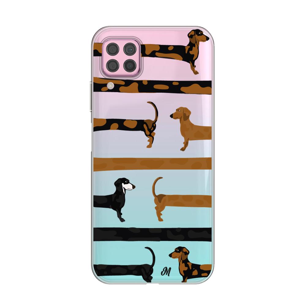 Case para Huawei P40 lite Perritos Teckels - Mandala Cases