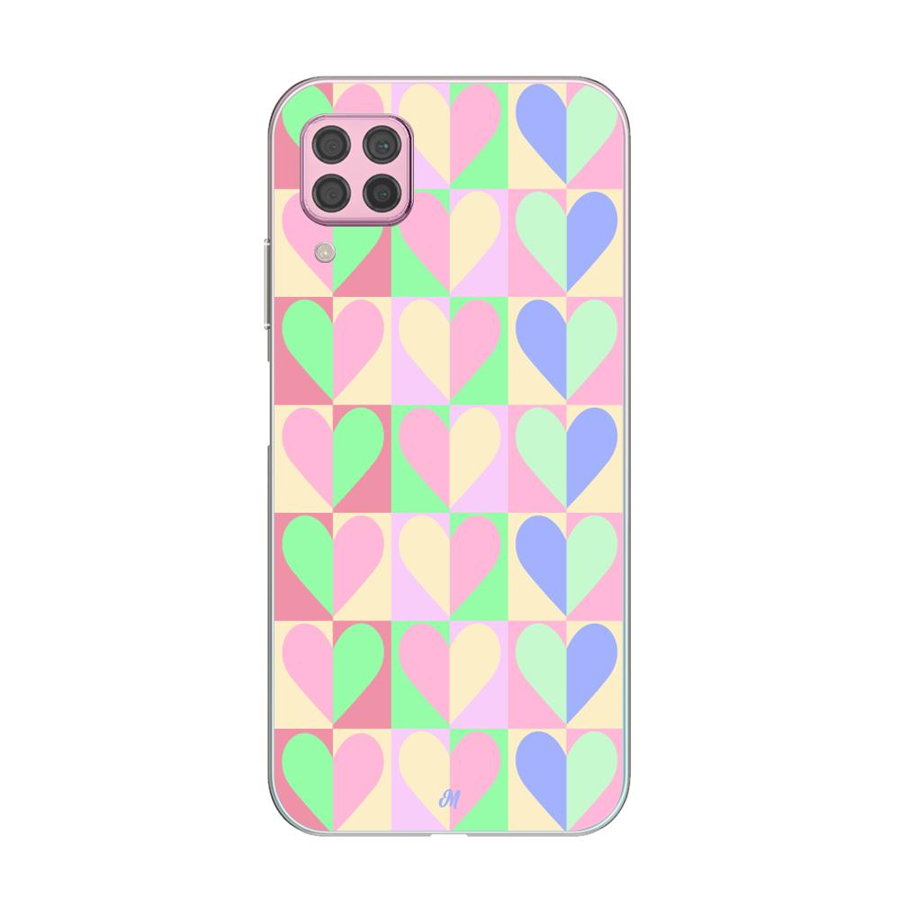 Case para Huawei P40 lite Corazones Lovely - Mandala Cases