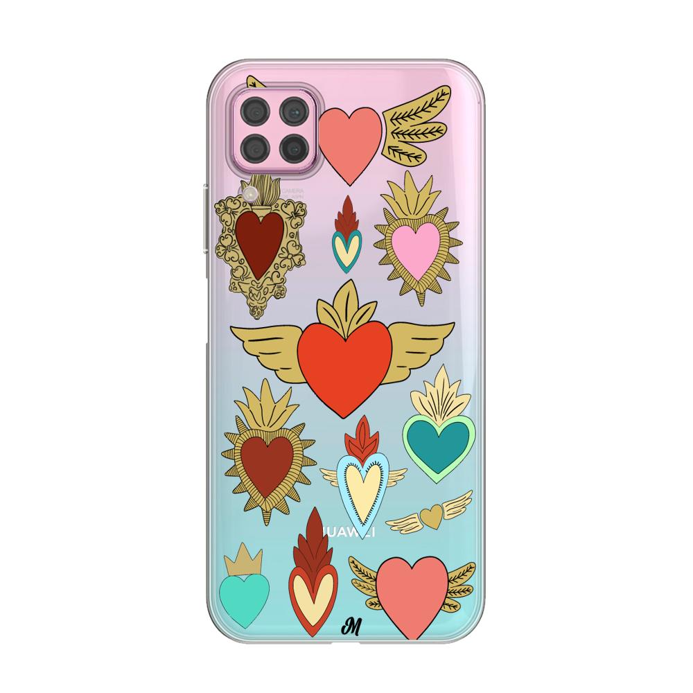 Case para Huawei P40 lite corazon angel - Mandala Cases