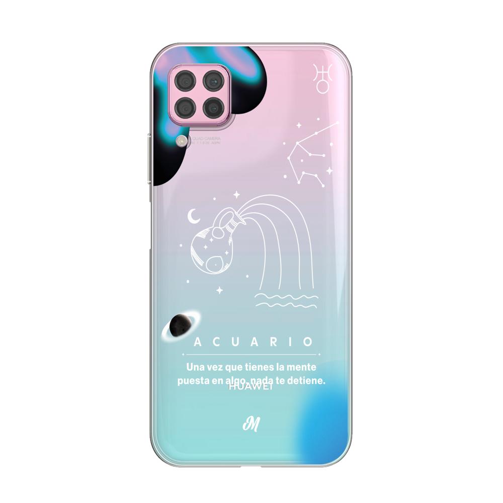 Cases para Huawei P40 lite ACUARIO 24 TRANSPARENTE - Mandala Cases