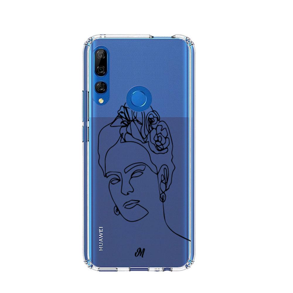 Estuches para Huawei Y9 2019 - Frida Line Art Case  - Mandala Cases