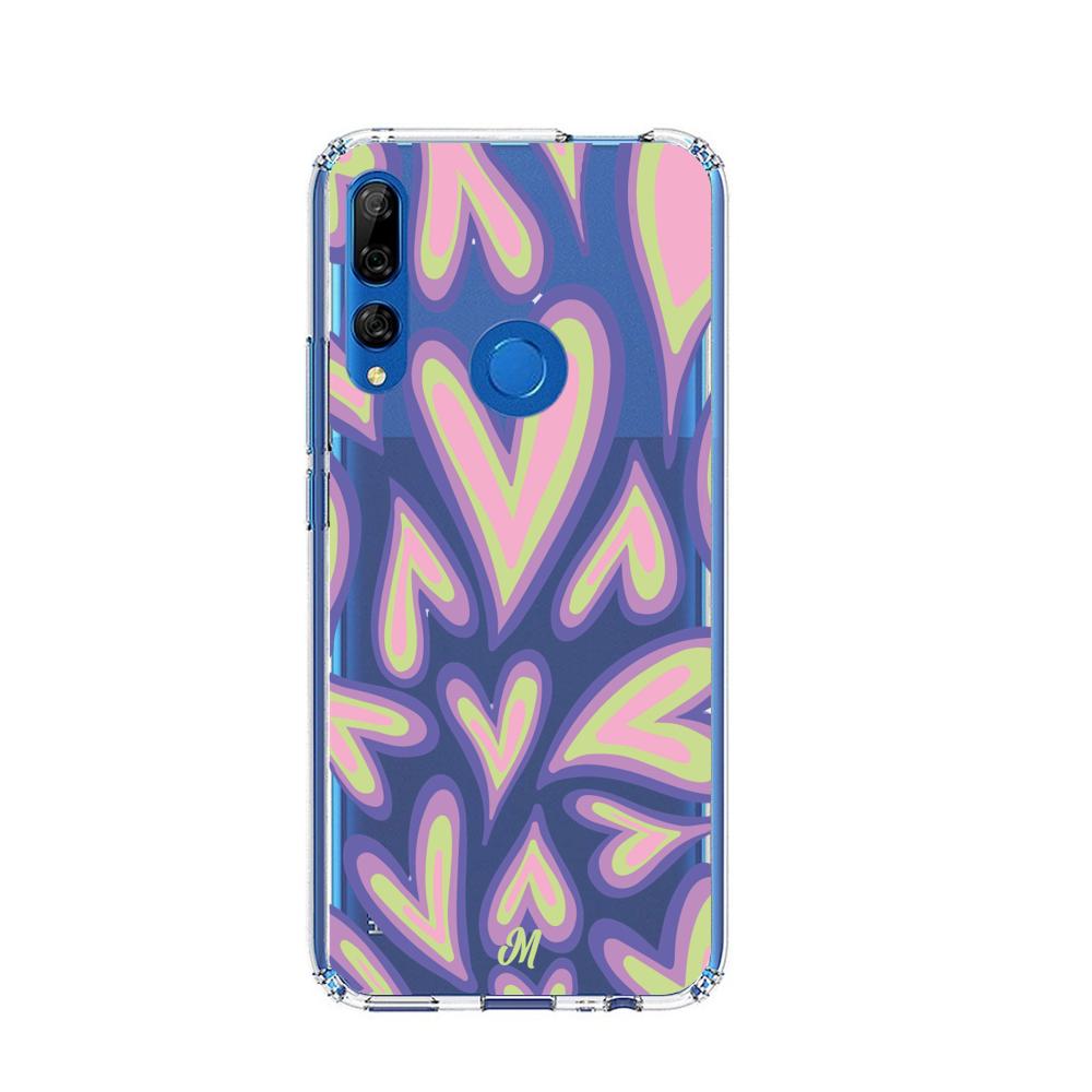 Case para Huawei Y9 2019 Corazones Groovy-  - Mandala Cases