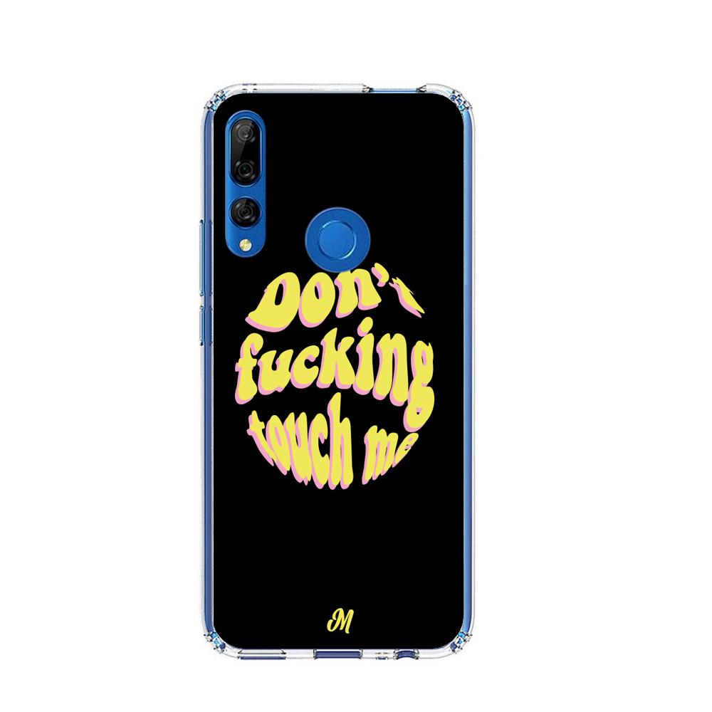 Case para Huawei Y9 2019 Don't fucking touch me amarillo - Mandala Cases