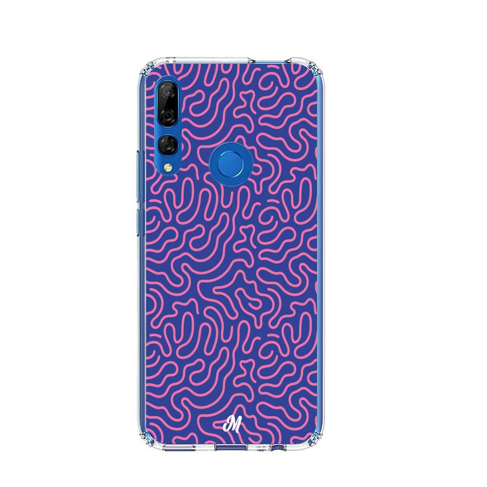 Case para Huawei Y9 2019 Pink crazy lines - Mandala Cases