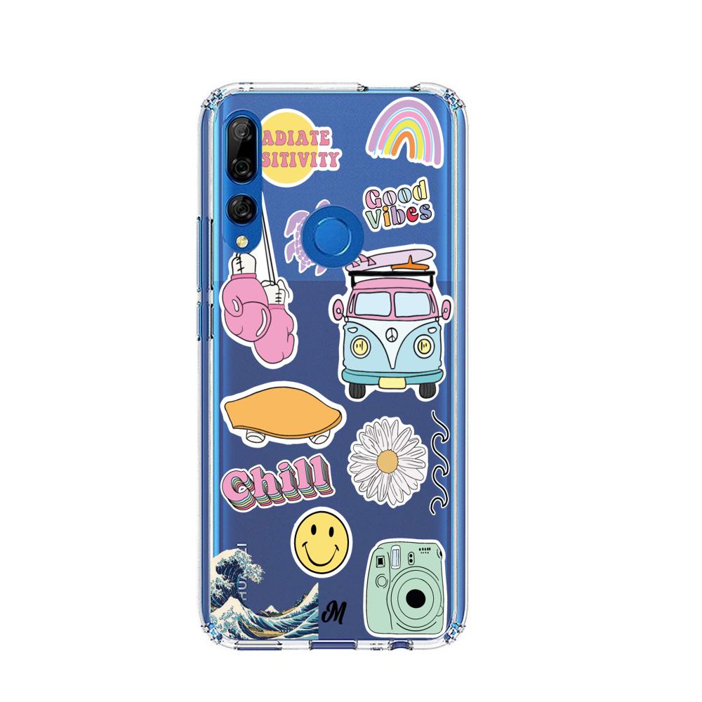Case para Huawei Y9 2019 Chill summer stickers - Mandala Cases