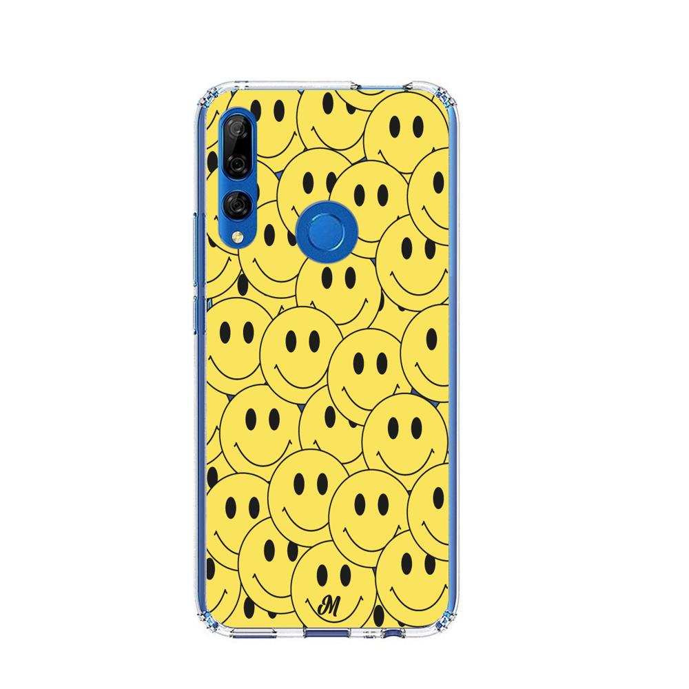 Case para Huawei Y9 2019 Yellow happy faces - Mandala Cases