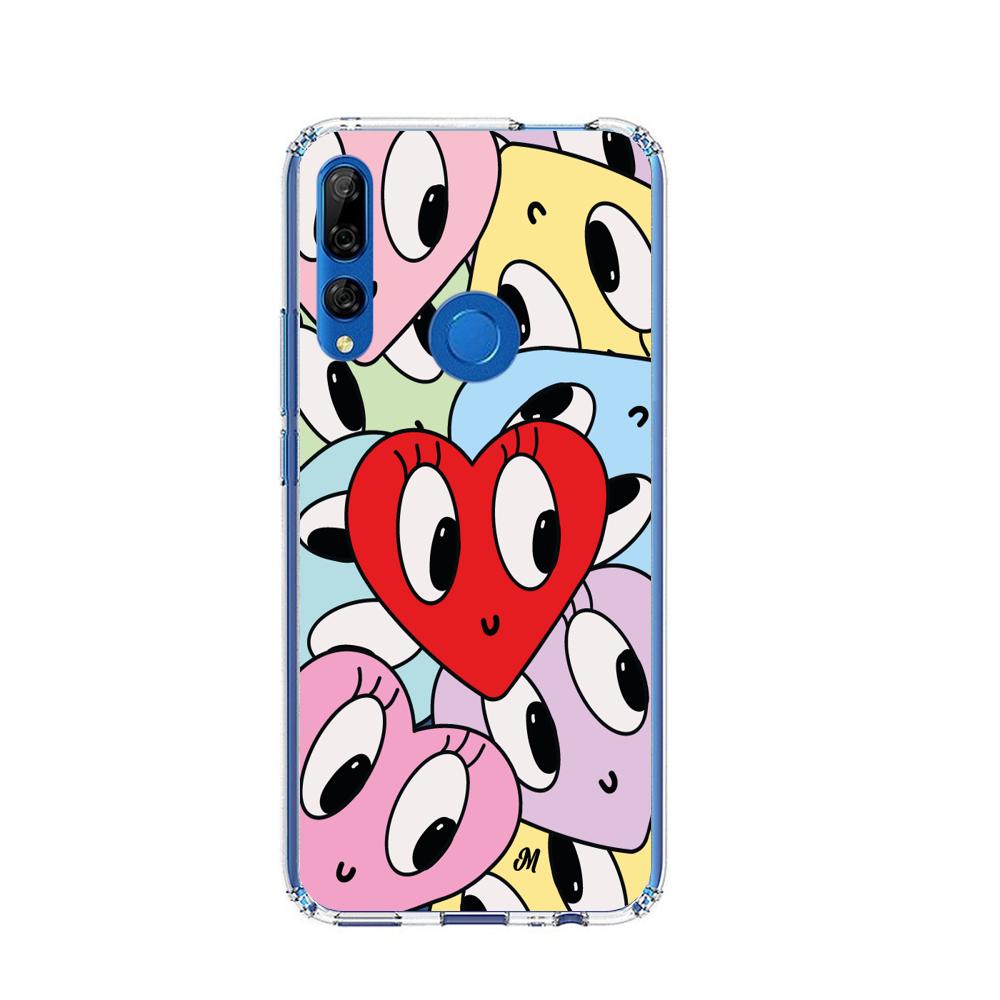 Case para Huawei Y9 2019 Corazones felices - Mandala Cases